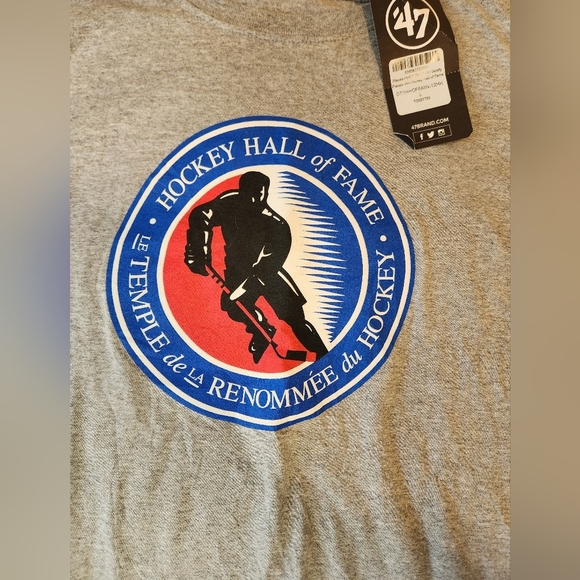 NWT Gray Hockey Hall of Fame Youth T-Shirt Size Large - Picture 3 of 5